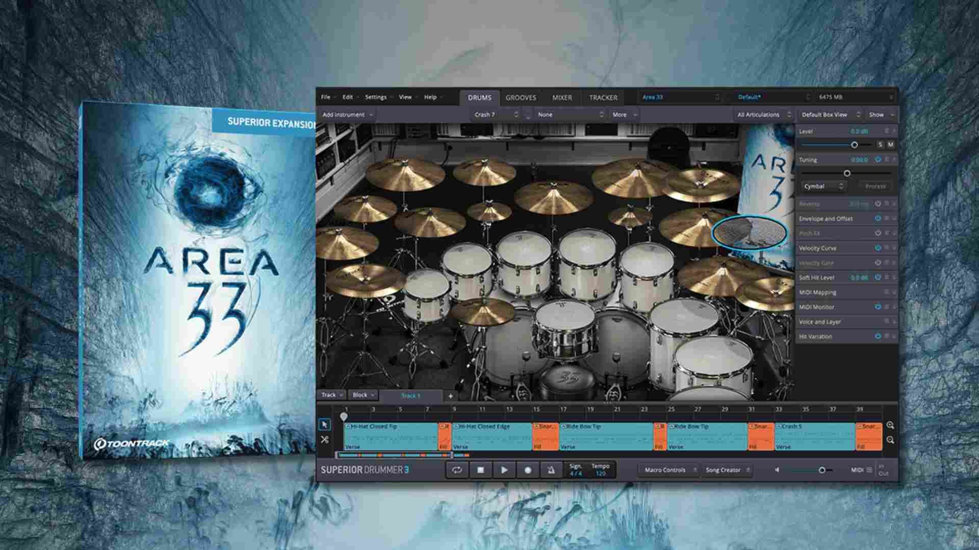 Toontrack Area 33 SDX Superior Drummer 3 Expansion Released Toontrack Area 33 SDX Superior Drummer 3 Expansion Released